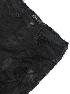 画像3: 【送料無料】PURPLE BRAND BLACK OIL SPILL JEAN (3)