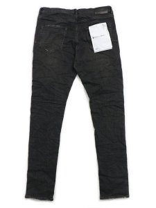 画像2: 【送料無料】PURPLE BRAND BLACK OVER SPRAY JEAN (2)