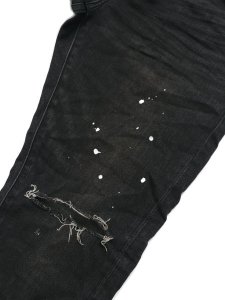 画像6: 【送料無料】PURPLE BRAND BLACK OVER SPRAY JEAN (6)