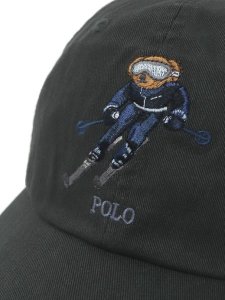 画像6: 【送料無料】POLO RALPH LAUREN SKI BEAR TWILL BALL CAP DEEP GREY (6)