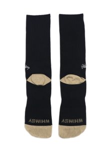 画像2: WHIMSY SOCKS V EMJAY SOCKS BLACK (2)