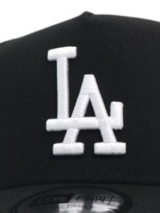 画像7: NEW ERA 9FORTY A-FRAME MLB BLACK & WHITE DODGERS (7)