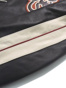 画像9: 【送料無料】AVIREX VARSITY JACKET THE KINGS DARK BROWN (9)