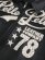 画像3: 【送料無料】PELLE PELLE ENCRUSTED VARSITY JACKET BLACK/IVORY (3)