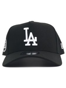画像2: NEW ERA 9FORTY A-FRAME MLB BLACK & WHITE DODGERS (2)