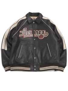 画像1: 【送料無料】AVIREX VARSITY JACKET THE KINGS DARK BROWN (1)