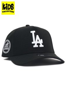 画像1: 【KIDS】NEW ERA YOUTH 9FORTY A-FRAME BLACK & WHITE DODGERS (1)