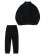 画像1: 【送料無料】WEST WEAR WS LOGO VELOUR SETUP BLACK (1)