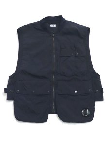 画像5: 【送料無料】C.P.COMPANY CTTN MIXED ZIPPED CARDIGAN TOTAL ECLIPSE (5)