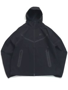 画像1: 【送料無料】NIKE TECH WR FZ WOVEN JACKET-BLACK/BLACK (1)