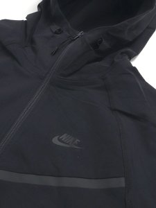 画像3: 【送料無料】NIKE TECH WR FZ WOVEN JACKET-BLACK/BLACK (3)