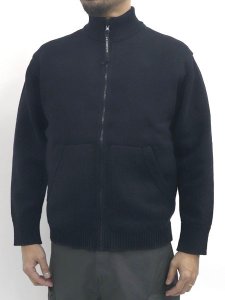 画像9: 【送料無料】C.P.COMPANY CTTN MIXED ZIPPED CARDIGAN TOTAL ECLIPSE (9)
