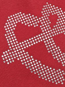 画像3: FUBU RHINESTONE BEANIE RED (3)