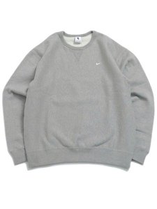 画像1: 【送料無料】NIKE SOLO SWOOSH BB CREW-DK GREY HEATHER/WH (1)