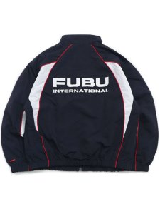 画像2: 【送料無料】FUBU TRACK JACKET NAVY (2)