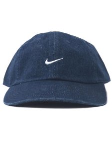 画像2: NIKE UNSTRUCTURED DENIM CAP-COLLEGE NAVY/WHITE (2)