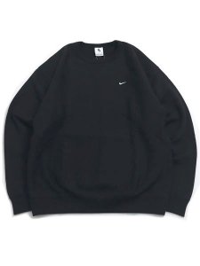 画像1: 【送料無料】NIKE SOLO SWOOSH BB CREW-BLACK/WHITE (1)