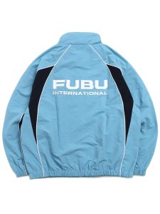 画像2: 【送料無料】FUBU TRACK JACKET LIGHT BLUE (2)
