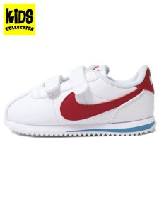 画像1: 【KIDS】NIKE CORTEZ VELCRO TDV WHITE/VARSITY RED (1)