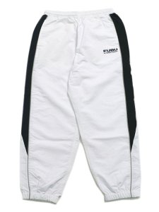 画像1: 【送料無料】FUBU TRACK PANTS WHITE (1)