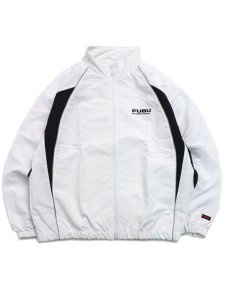 画像1: 【送料無料】FUBU TRACK JACKET WHITE (1)