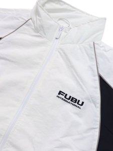 画像3: 【送料無料】FUBU TRACK JACKET WHITE (3)