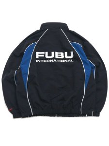 画像2: 【送料無料】FUBU TRACK JACKET BLACK (2)