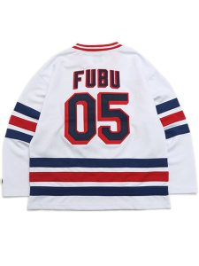 画像2: 【送料無料】FUBU HOCKEY SHIRTS WHITE (2)