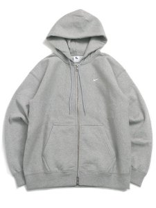 画像1: 【送料無料】NIKE SOLO SWOOSH BB FZ HOODIE-DK GRY HEATHER (1)