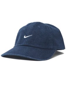 画像1: NIKE UNSTRUCTURED DENIM CAP-COLLEGE NAVY/WHITE (1)