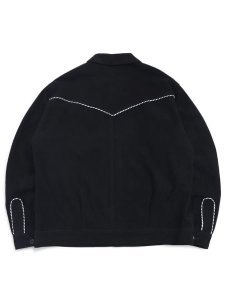 画像2: 【送料無料】SCHOTT WESTERN SUEDE LEATHER JACKET BLACK (2)