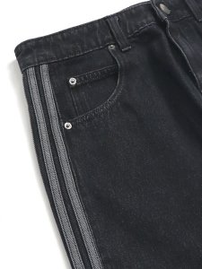 画像4: 【送料無料】ADIDAS FIREBIRD ADICOLOR DENIM PANTS-TRUE BK DENIM (4)