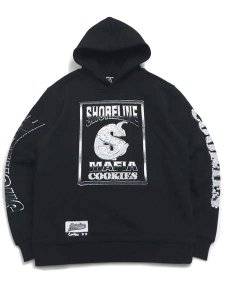 画像1: 【送料無料】COOKIES CLOTHING SHORELINE PULLOVER HOODIE BLACK (1)