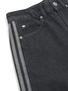 画像4: 【送料無料】ADIDAS WMNS FIREBIRD DENIM JORTS-TRUE BLACK DENIM (4)