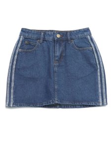 画像1: ADIDAS WMNS 3 STRIPES SKIRT DENIM-INDIGO DENIM (1)