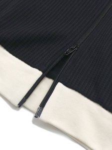 画像5: 【送料無料】ADIDAS WAFFLE CLASSIC TRACK TOP-BLACK (5)