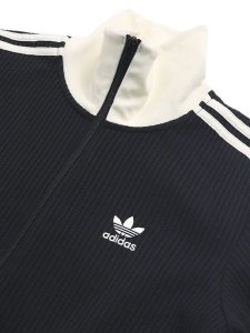 画像3: 【送料無料】ADIDAS WAFFLE CLASSIC TRACK TOP-BLACK (3)
