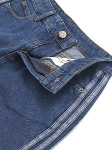 画像5: ADIDAS WMNS 3 STRIPES SKIRT DENIM-INDIGO DENIM (5)