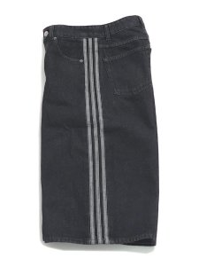画像3: 【送料無料】ADIDAS WMNS FIREBIRD DENIM JORTS-TRUE BLACK DENIM (3)