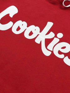画像3: 【送料無料】COOKIES CLOTHING ORIGINAL MINT FLEECE HOODIE V2 RED/WHT (3)