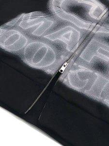 画像4: 【送料無料】COOKIES CLOTHING SHORELINE AIR IT OUT ZIP HOODIE BLK/GRY (4)