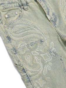 画像6: 【送料無料】GUAPI VINTAGE PAISLEY DENIM (6)