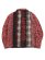 画像2: 【送料無料】GUAPI BLOOD RED PATCH FLANNEL (2)