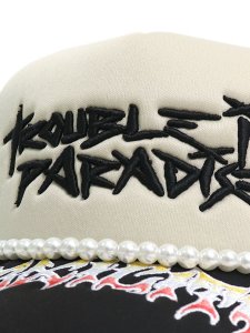 画像7: 【送料無料】TOXICITY X DSMSD TROUBLE IN PARADISE TRUCKER CREAM/BLACK (7)