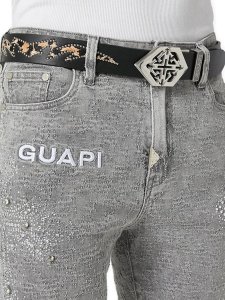 画像5: 【送料無料】GUAPI SILVER EMBLEM BELT (5)