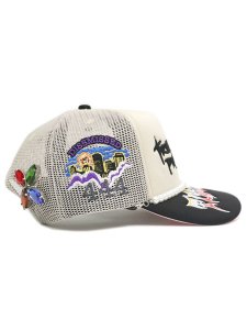 画像4: 【送料無料】TOXICITY X DSMSD TROUBLE IN PARADISE TRUCKER CREAM/BLACK (4)
