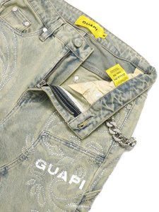 画像4: 【送料無料】GUAPI VINTAGE PAISLEY DENIM (4)