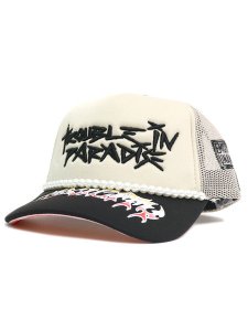 画像1: 【送料無料】TOXICITY X DSMSD TROUBLE IN PARADISE TRUCKER CREAM/BLACK (1)