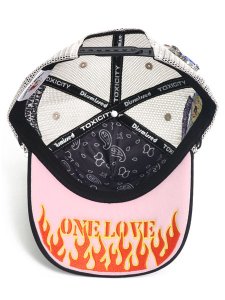 画像6: 【送料無料】TOXICITY X DSMSD TROUBLE IN PARADISE TRUCKER CREAM/BLACK (6)