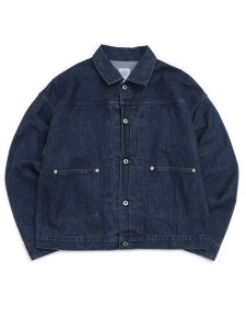 画像1: 【送料無料】POST OʼALLS EL RANCHERO 3 12oz DENIM INDIGO DEEP WASH (1)